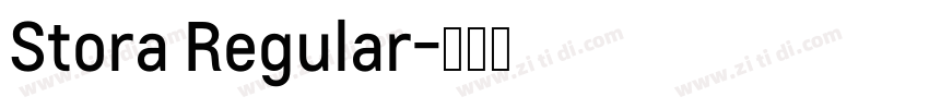 Stora Regular字体转换